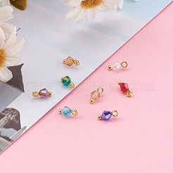 Стеклянные граненые бусины ручной работы&nbsp;X1-PALLOY-JF00636