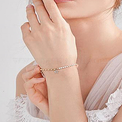 4шт латунные подвески с кубическим цирконием&nbsp;ZIRC-LP0001-52