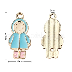 27 шт. 27 стильные подвески из светлого золотого сплава с эмалью ENAM-YW0001-77