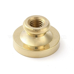 Tête de timbre en laiton de sceau de cire série joyeux noël&nbsp;LS-AJEW-M037-01G-03