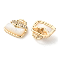 Латунный микро-паве кубический цирконий KK-C079-08G