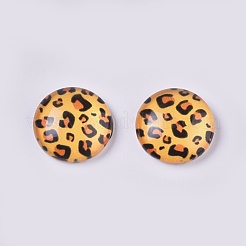 Glas cabochons&nbsp;GLAA-WH0015-09B