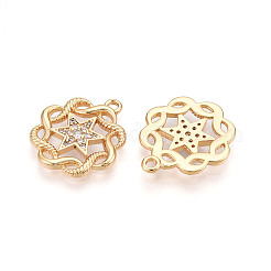 Латунные микро проложить кубического циркония подвески&nbsp;KK-N262-108B-G