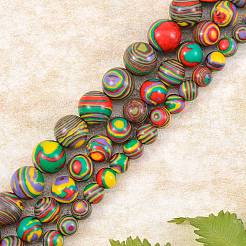 3 прядь 3 стилей бусины из синтетического малахита G-SZ0001-49B