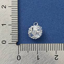 Подвески латунные горный хрусталь KK-I715-06S-02