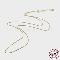 925 Sterling Silber Box Kette Halsketten&nbsp;STER-F039-40cm-13G