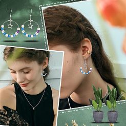 Набор для самостоятельного изготовления сережек-капель из проволоки DIY-UN0002-96