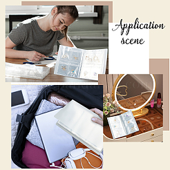 2 комплект 2-х видов прозрачных мешков для хранения из ПВХ AJEW-PH0003-02