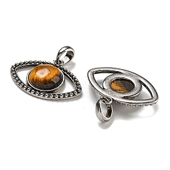 Природных тигровый глаз подвески&nbsp;G-G147-07AS-06