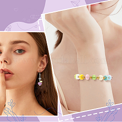 80 шт. фарфоровые керамические бусины ручной работы&nbsp;PORC-PA0001-17