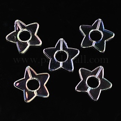 Уф-покрытие прозрачные акриловые бусины OACR-K005-04