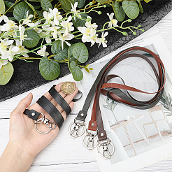 4 шт. 4 цвета ПУ кожаный ремешок на шею&nbsp;AJEW-CL0001-29