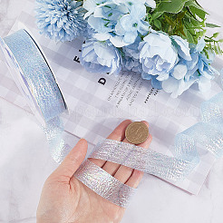 20 ярд переливающейся полиэстеровой гофрированной ленты для шитья&nbsp;OCOR-WH20007-14A