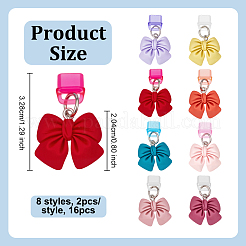 16 шт. 8-х видов пластиковых мобильных пылезащитных заглушек&nbsp;HJEW-OC00228