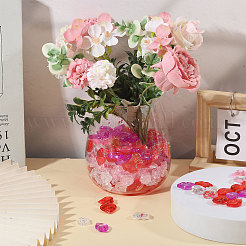 450pcs 8 Arten transparente Acrylperlen&nbsp;TACR-CA0001-34