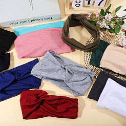 12 diadema elástica de poliéster de 12 colores&nbsp;AJEW-GL0003-36