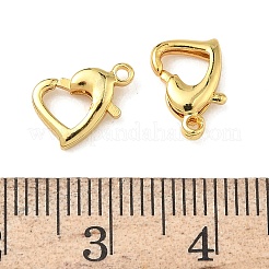 Сердце латуни омаров коготь застежками&nbsp;KK-H523-06G