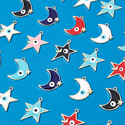 40 шт. 10 стильные подвески из эмалированного сплава с покрытием&nbsp;ENAM-NB0001-85