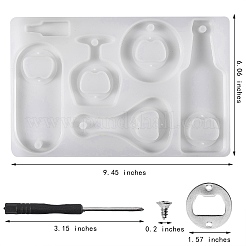 Силиконовая форма для ручки открывалки для бутылок DIY-SZ0003-06