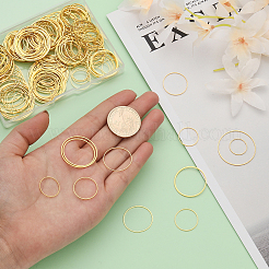 240шт 8 стильных латунных соединительных кольца&nbsp;FIND-CA0006-05G