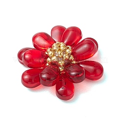 Подвески из прозрачного стекла в форме капли&nbsp;PALLOY-MZ00601-06