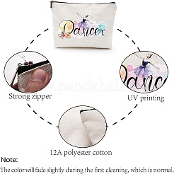 Maßgeschneiderte bedruckte Canvas-Aufbewahrungstaschen aus Polycotton&nbsp;ABAG-WH0029-147