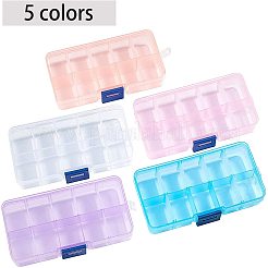 Прямоугольник пластиковые контейнеры для хранения бисера&nbsp;CON-PH0001-14