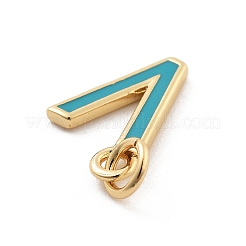 Pendentifs de placage en laiton&nbsp;KK-C065-03V-G