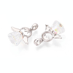 925 подвеска в виде ангела из стерлингового серебра и австрийского хрусталя STER-N016-102P