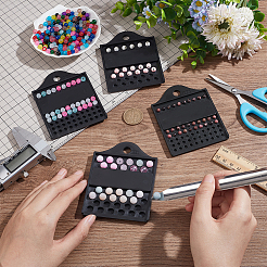 Пластиковые подставки для бусин диаметром 3/4/6/8 мм. KY-NB0001-67B