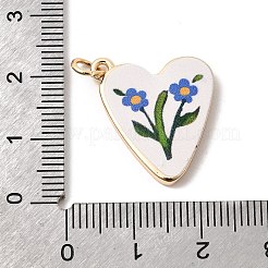 Латунные подвески с принтом&nbsp;LS-KK-H253-05B-G