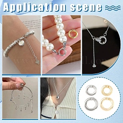 10 шт. латунные стопорные соединительные кольца&nbsp;KK-YW0003-96A-G