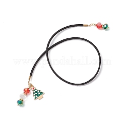 5 шт. 5 стиля закладок из искусственной замши с рождественской тематикой AJEW-TA00043