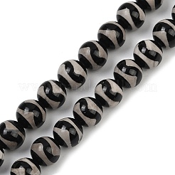 Тибетского стиля DZI бисер нитей G-U022-A01-8mm