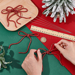 Стеклянный стразы синтетический каучук бант украшение для вечеринки&nbsp;HJEW-NB00230