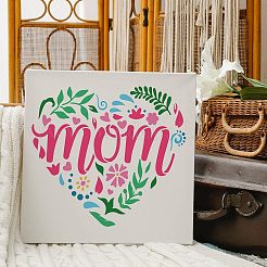 Modelli di stencil per pittura da disegno riutilizzabili in plastica&nbsp;DIY-WH0172-388