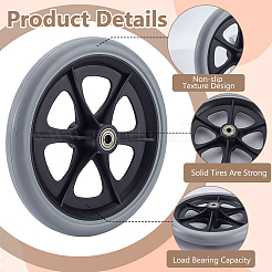 Переднее колесо hepe с железным подшипником&nbsp;DIY-WH0816-059C