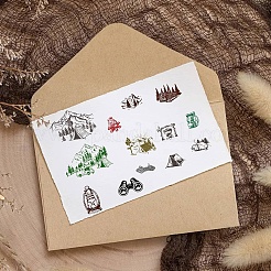 Individuelle transparente Stempel aus PVC-Kunststoff&nbsp;DIY-WH0439-0036