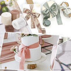 3 цвет полиэстеровые ленты горячего тиснения с потертостями SRIB-AR0001-20