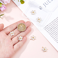 6 шт. Латунные подвески с микропаве&nbsp;ZIRC-HS0001-07