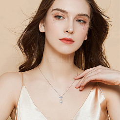 Colliers avec pendentif en 925 argent sterling&nbsp;NJEW-ME00004