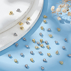 60 шт. 2-цветные латунные трубчатые держатели для стоек KK-AR0003-61