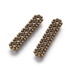 Estilo tibetano abalorios de la aleación entrepiezas&nbsp;X-TIBEB-S034-AB-FF