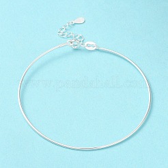 925 стерлингового серебра браслеты&nbsp;LS-BJEW-G681-01B-S