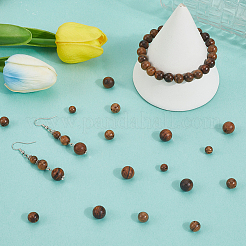 300шт 3 вида деревянных бусин WOOD-SC0002-14