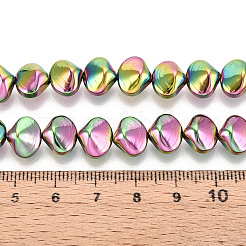 Гальванические нити из синтетических немагнитных гематитовых бусин&nbsp;G-T139-64E