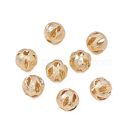 Cremagliera perle di ottone di placcatura&nbsp;KK-G455-06A-LG