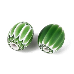 Cuentas de barril de vidrio millefiori hechas a mano&nbsp;LA-N002-18A