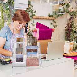 Одноуровневые акриловые подставки для косметических украшений&nbsp;ODIS-WH0043-217B