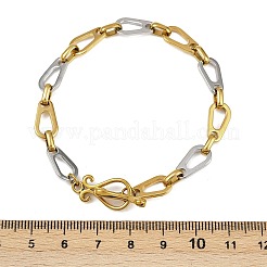 Браслеты-цепочки из нержавеющей стали 304 для женщин BJEW-C113-02GP